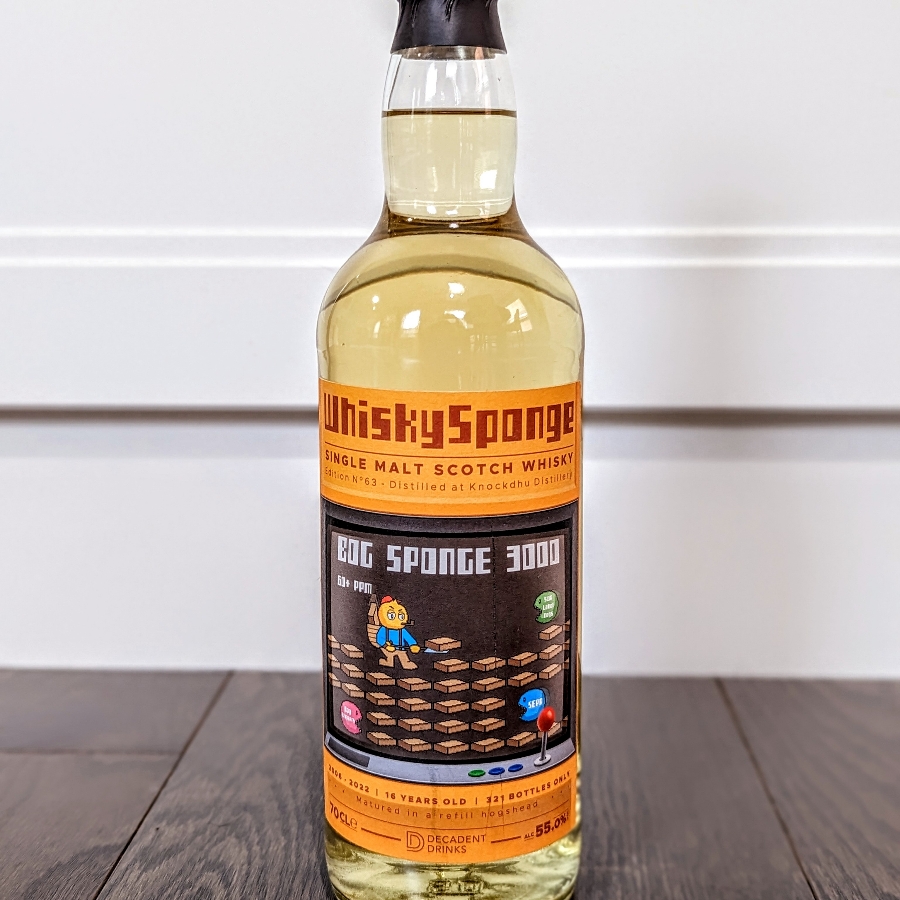 Whisky Sponge Knockdhu 2006 16 Year Single Malt Scotch Whisky