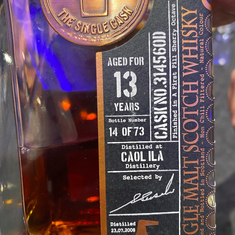 The Single Cask 13y Caol Ila Single Malt Cask No.314560D
