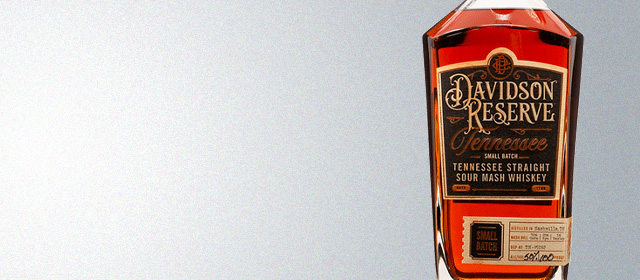 Davidson Reserve Tennessee Straight Sour Mash Whiskey