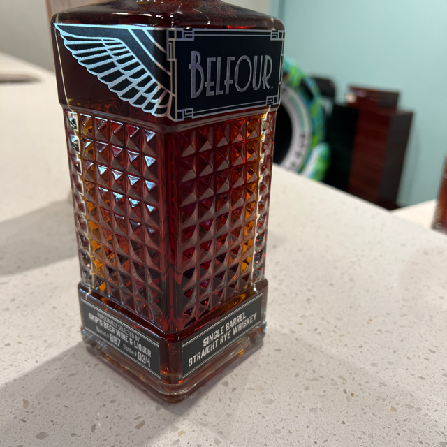 Belfour Single Barrel Straight Rye Whiskey (Skip's Liquor Pick)