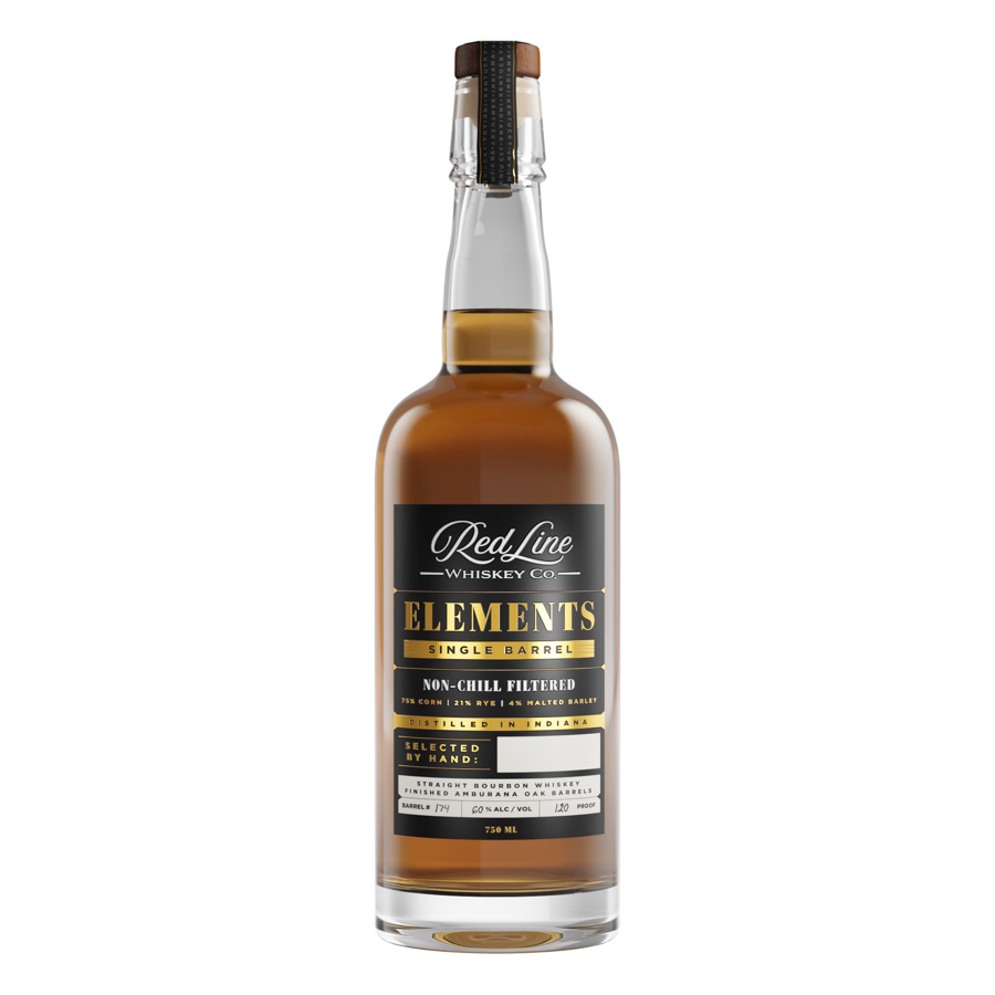 Red Line Whiskey Co Elements Amburana finished Straight Bourbon