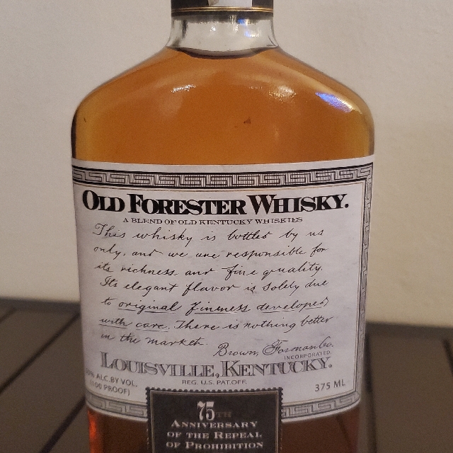 Old Forester 75th Anniversary Repeal Prohibition