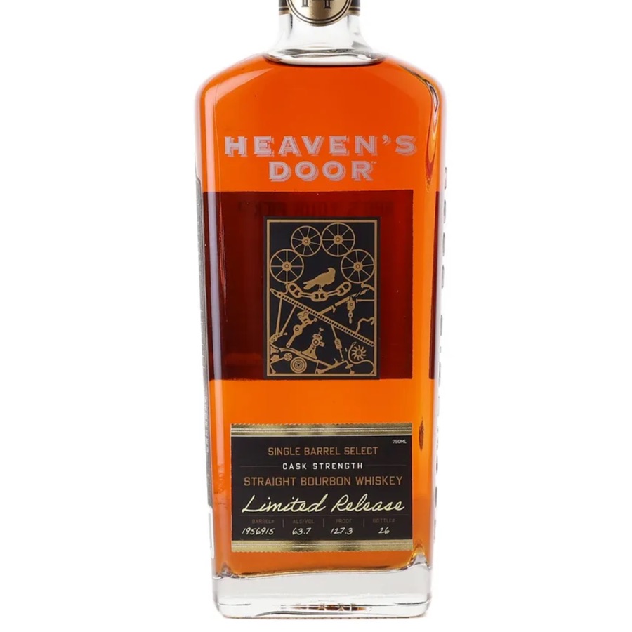 Heaven's Door Single Barrel Select Cask Strength Straight Bourbon Whiskey Limited Release