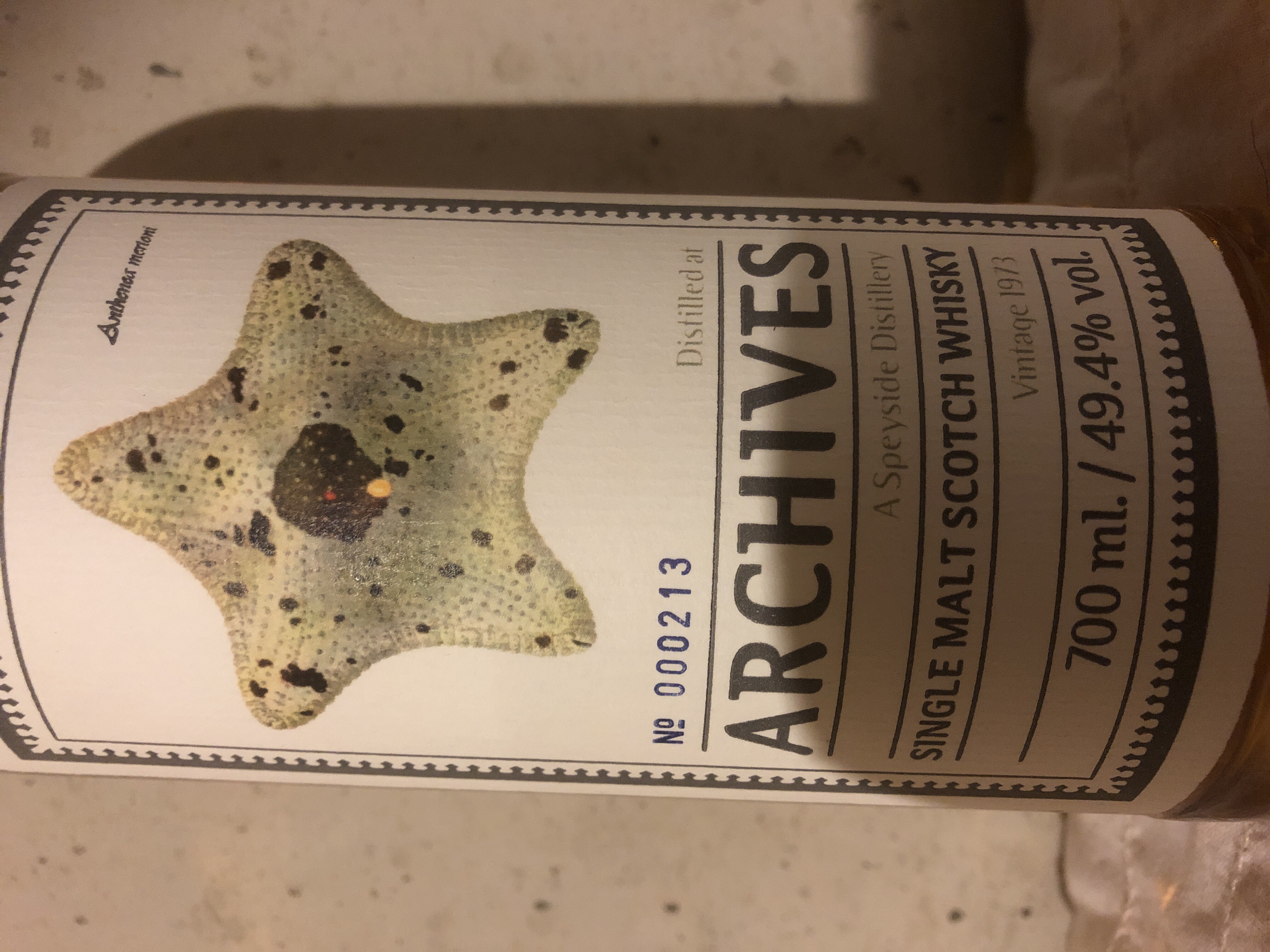 Archives Speyside 43 yr 1973