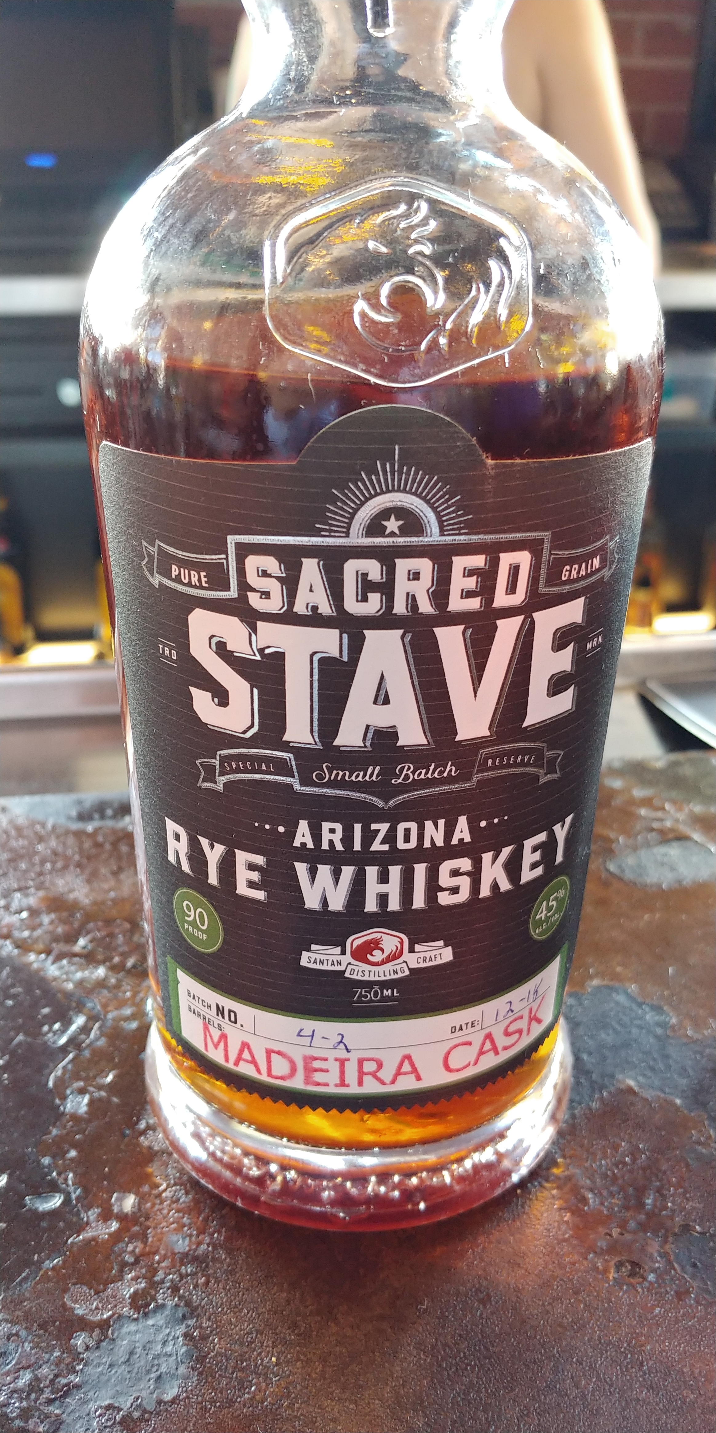 Sacred Stave Rye Whiskey