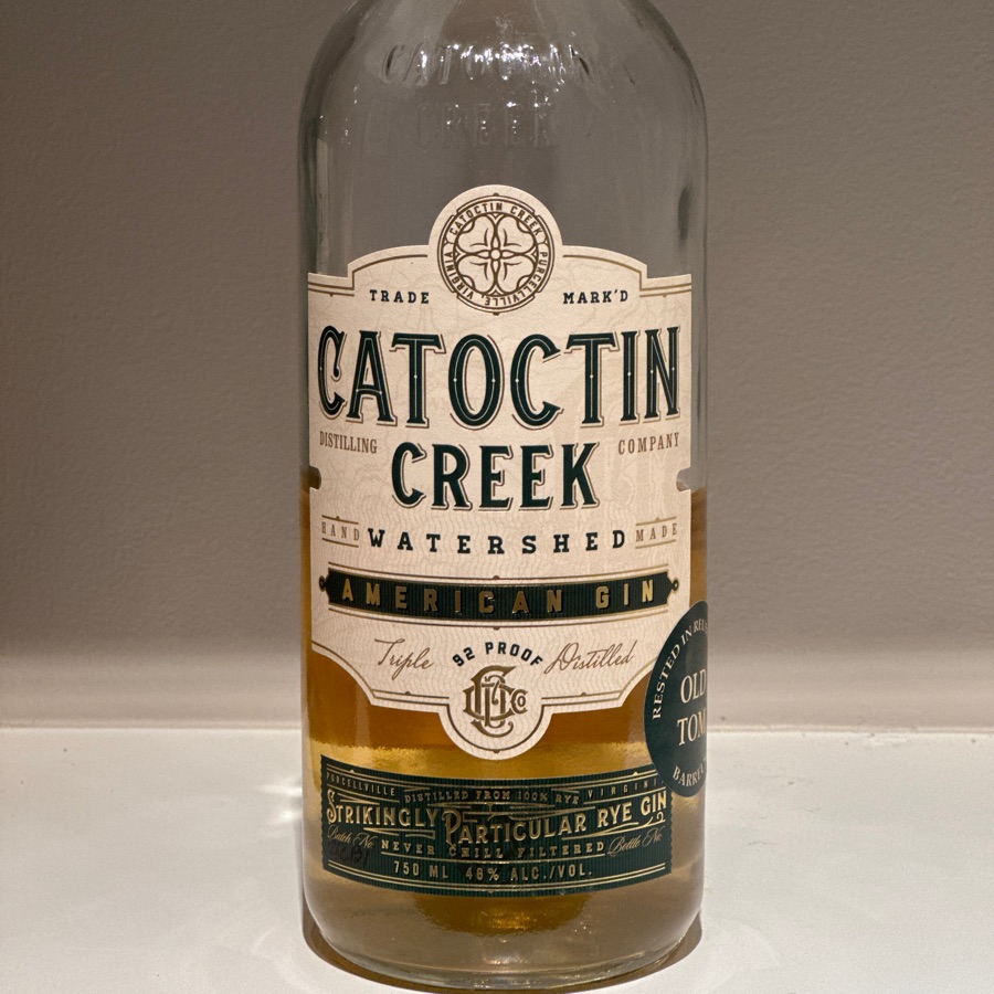 Catoctin Creek Watershed Old Tom Gin