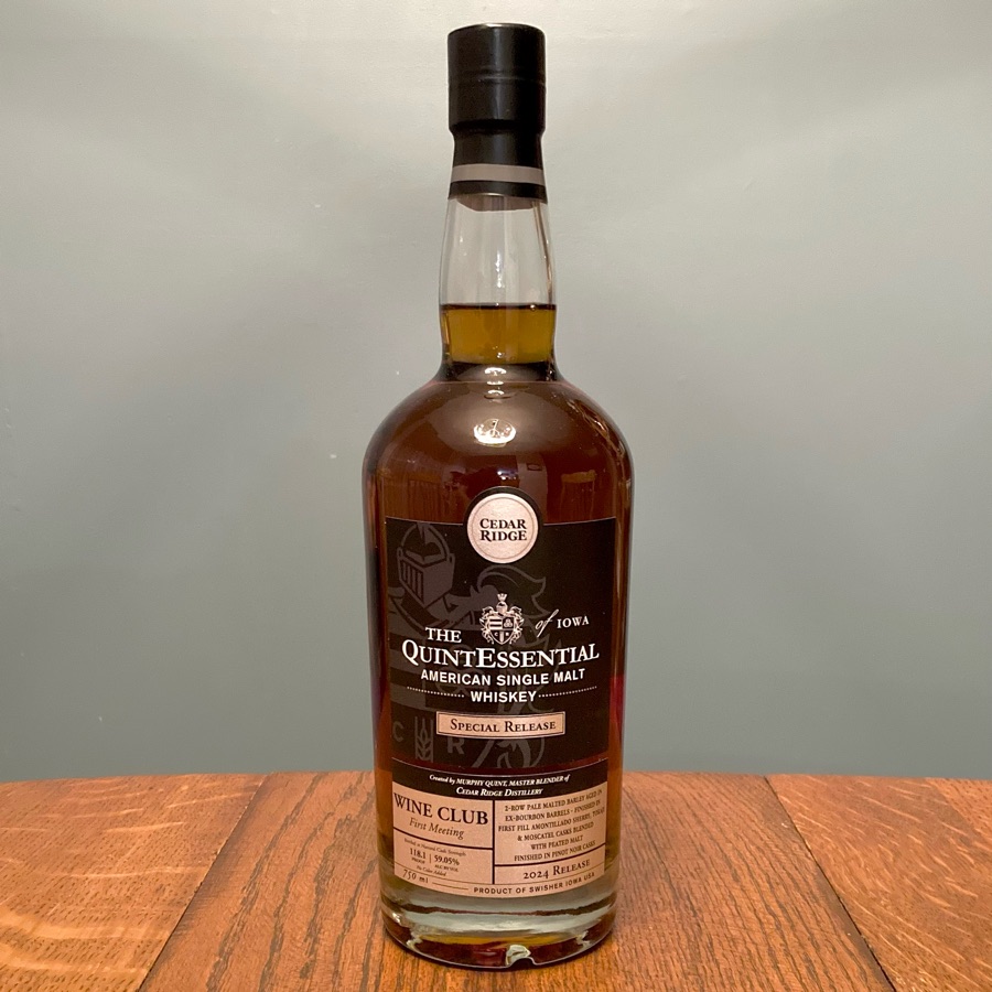 Cedar Ridge The Quintessential Special Release: Wine Club, First Meeting
