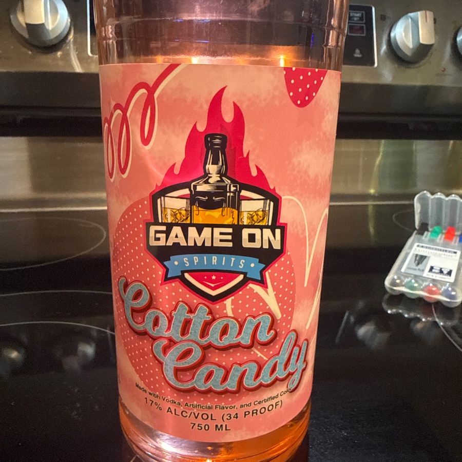 Game On Cotton Candy Vodka