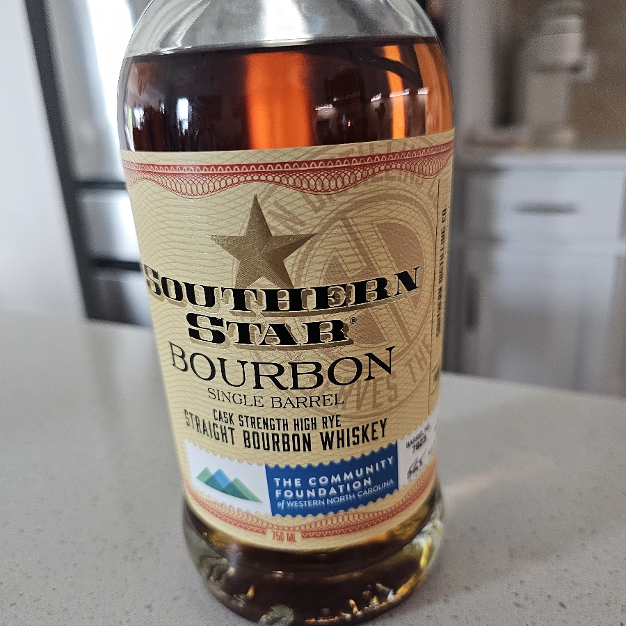 Southern Star Cask Strength High Rye The Community Foundation of Western North Carolina
