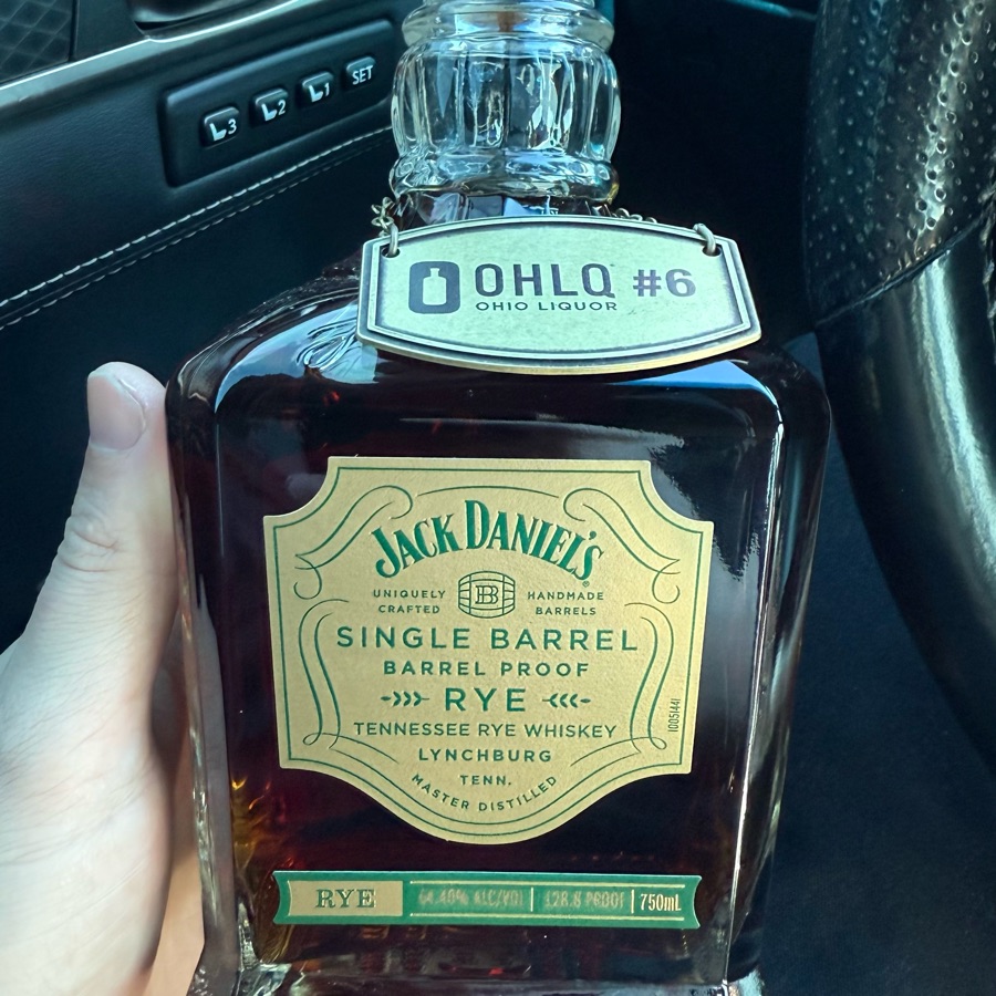 Jack Daniel's Single Barrel - Barrel Proof Rye (OHLQ #6 Personal Collection)