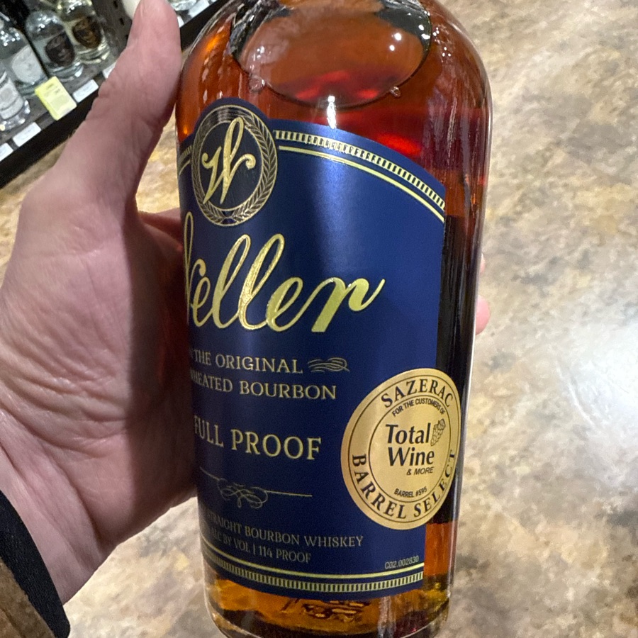 Weller Full Proof Sazerac Barrel Select (Total Wine & More Barrel # 595)