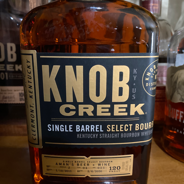 Knob Creek Single Barrel Select F-04 R-051 (Aman's Beer + Wine)