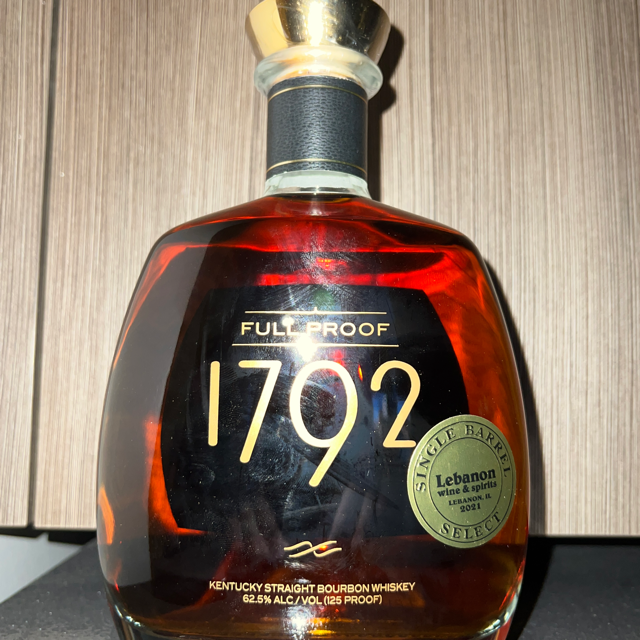 1792 Full Proof Single Barrel Select 2021 (Lebanon Wine & Spirit)