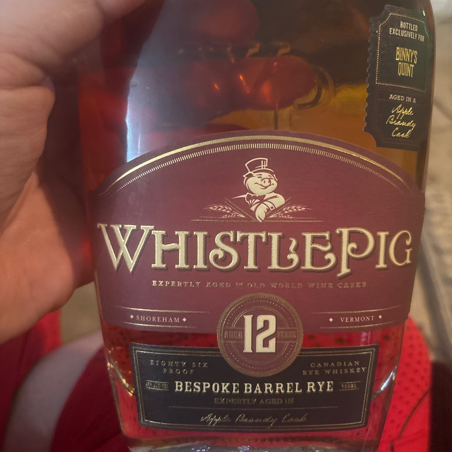 Whistlepig Bespoke Barrel Rye Apple Brandy Cask (Binnys)