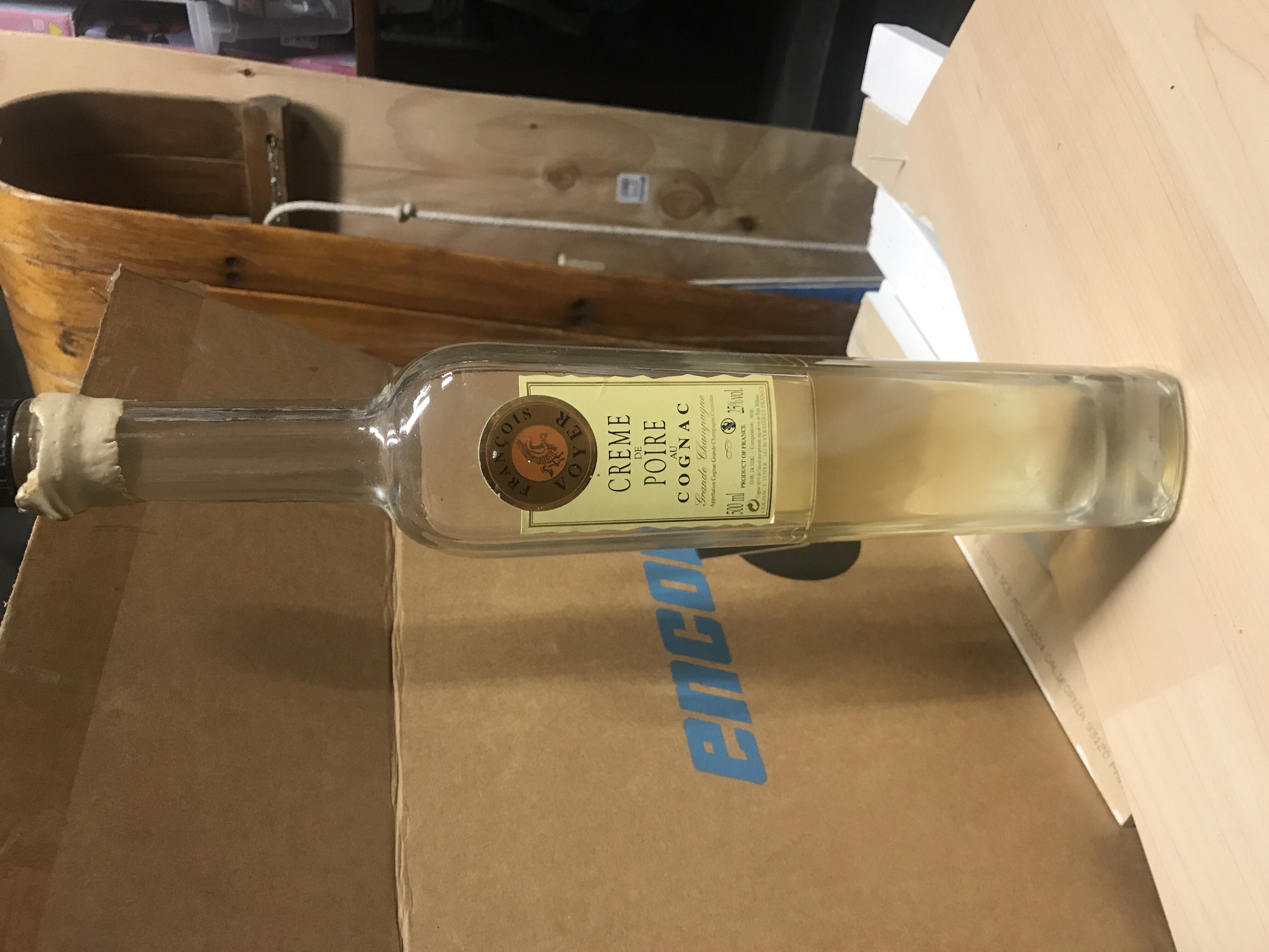 Francois voyer. Creme de poorer au cognac