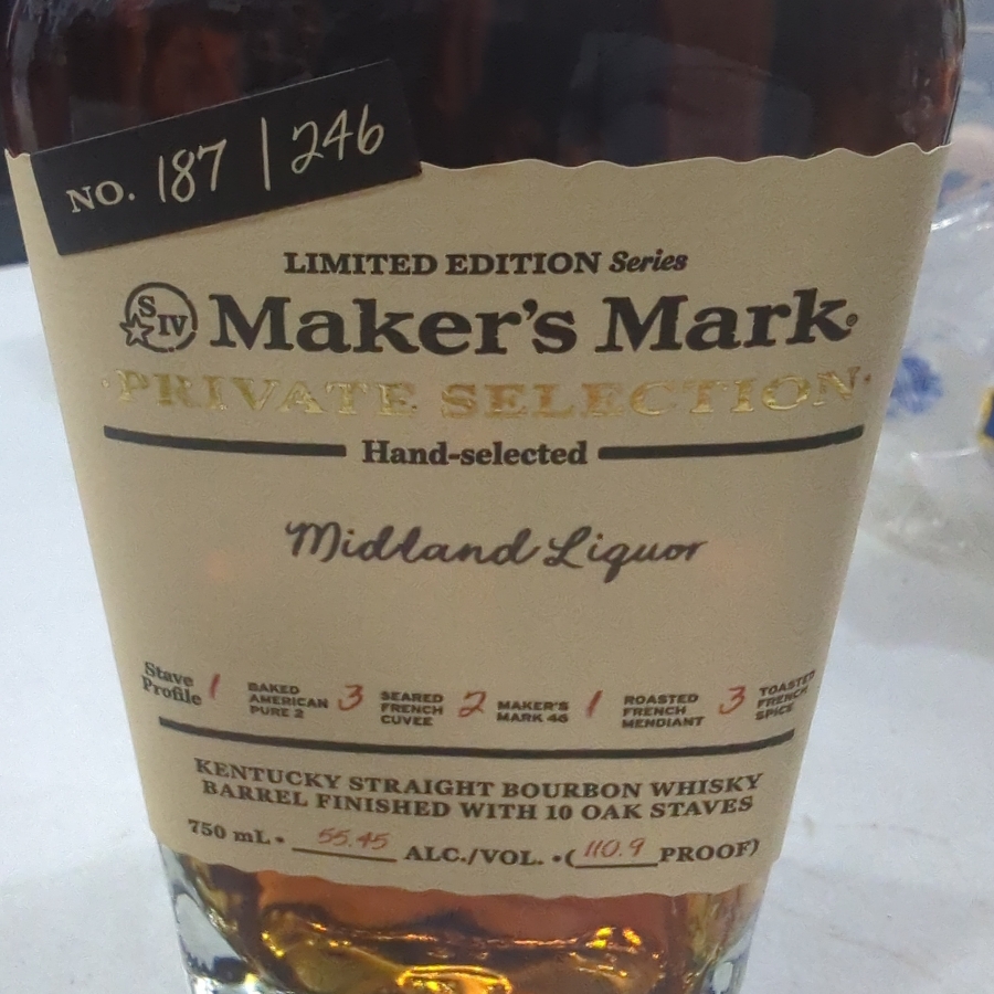 Makers Mark Private Select Midland Liquor