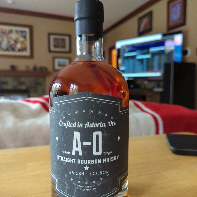 Pilot house distilling A-O Straight Bourbon Whiskey