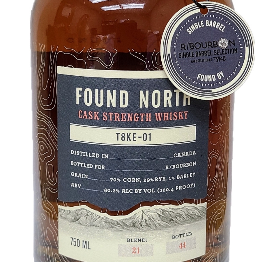 Found North T8KE-01 Private Blend - r/Bourbon