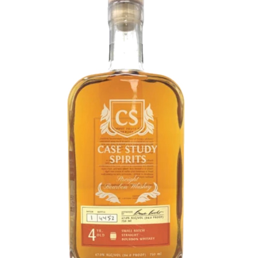 Case Study Spirits Small Batch Straight Bourbon Whiskey