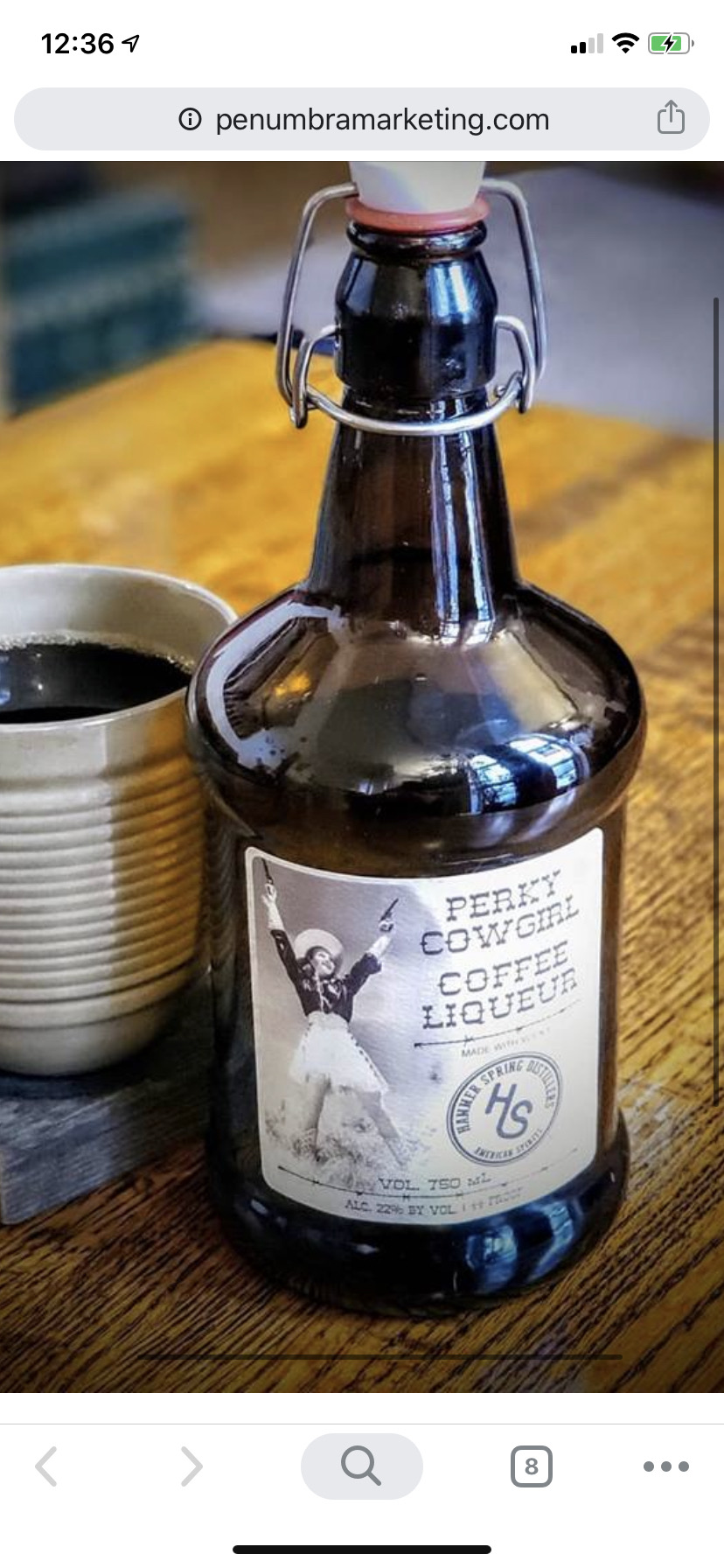 Hammer Spring Perky Girl Coffee Liqueur