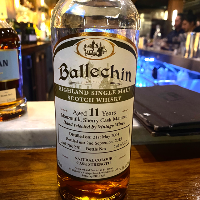 Ballechin 11 Year Sherry Cask Strength