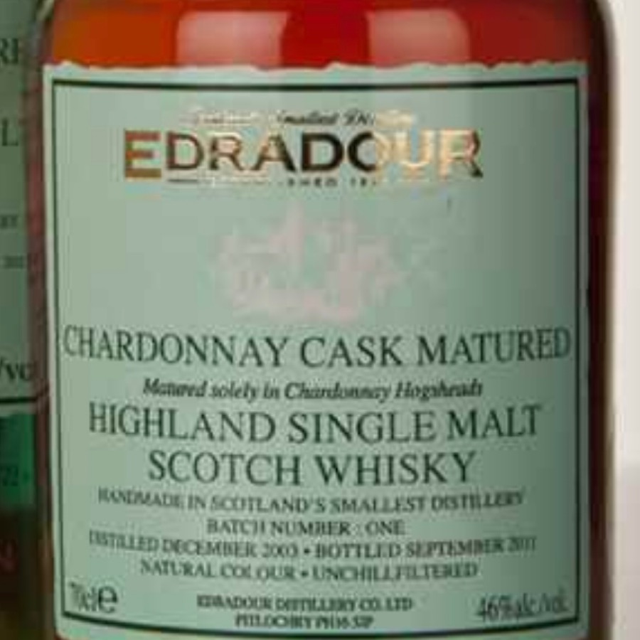 Edradour Chardonnay Cask Matured