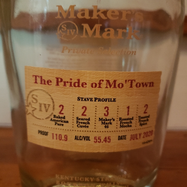 Maker's Mark Private Selection The Pride of Mo'Town