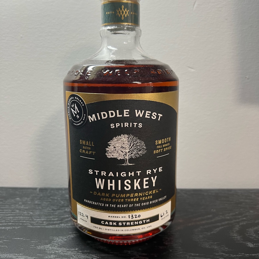 Middle West Straight Rye Cask Strength Single Barrel: Distillery Pick