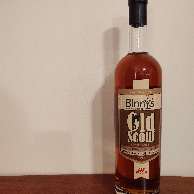 Smooth Ambler  Old Scout Straight Bourbon Whiskey Hand Selected by Binny's- Barrel 27812