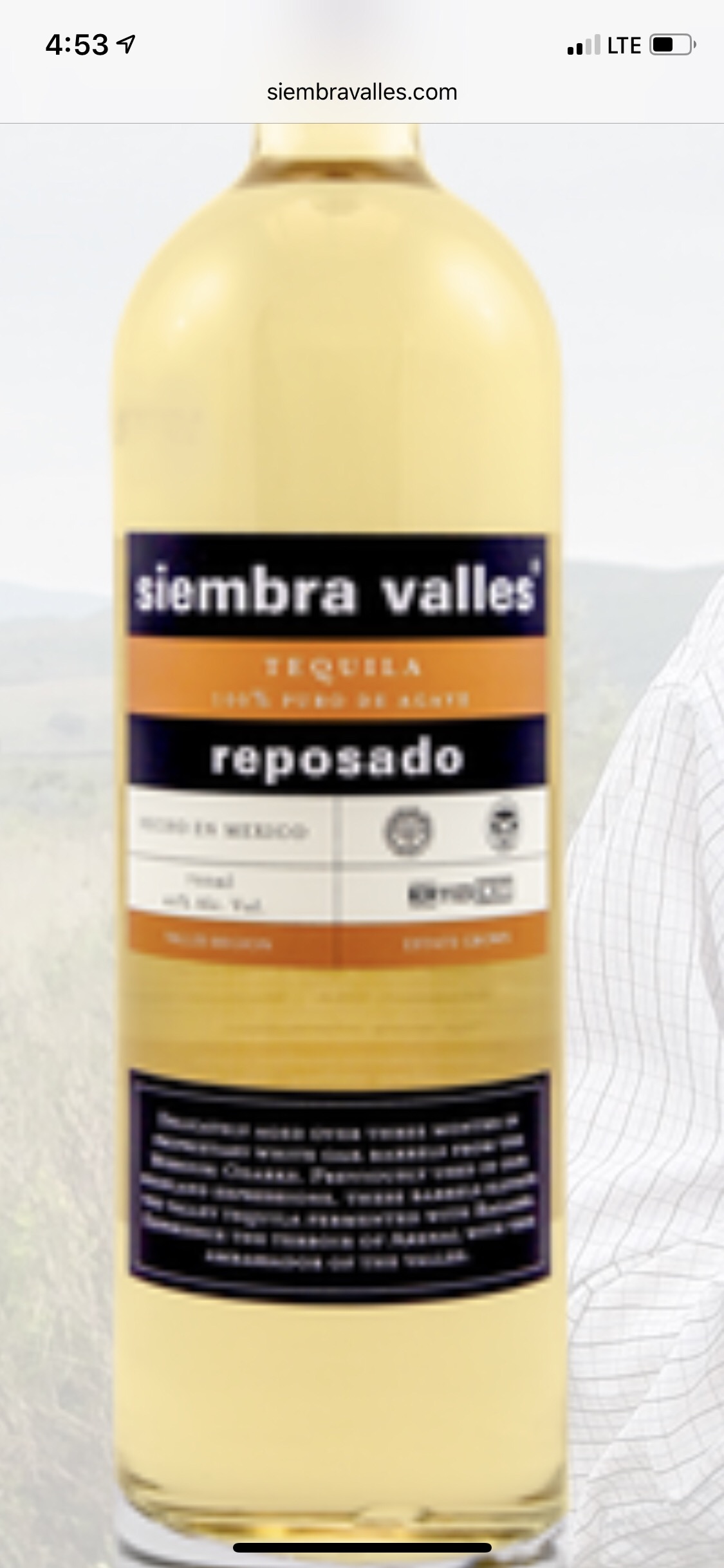 Siembra Valles Reposado