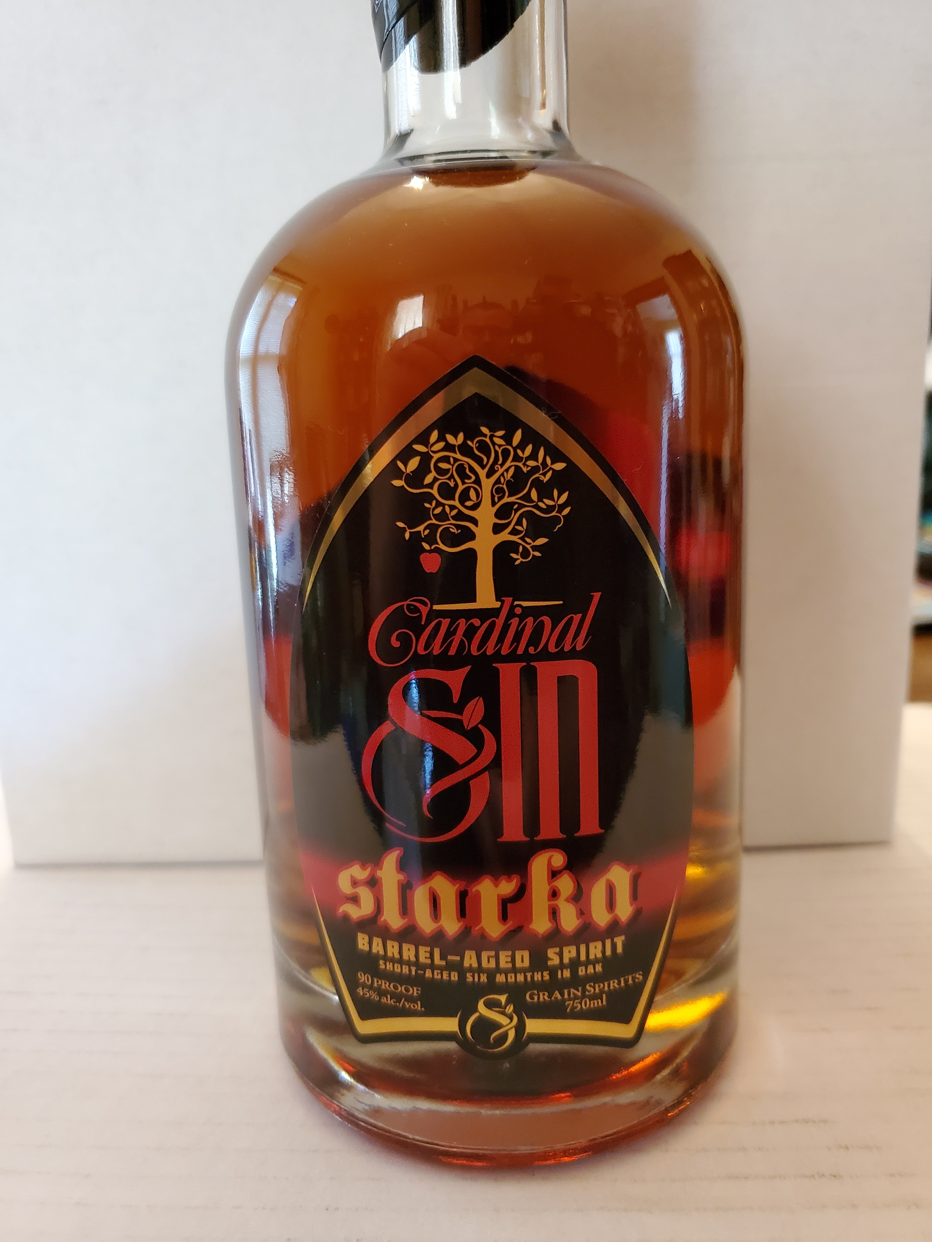 St. Louis  Distillery Cardinal Sin Starka