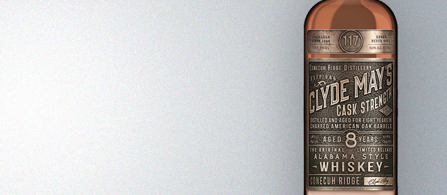 Clyde May's 8 Year Cask Strength Alabama-Style Whiskey