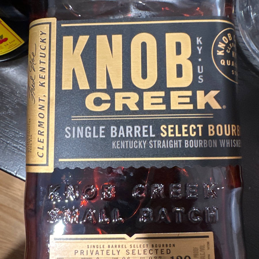Knob Creek Single Barrel Select Bourbon Q-06-037 Total Wines