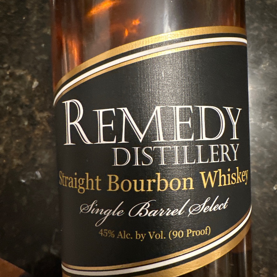 Remedy Distillery Single Barrel Select