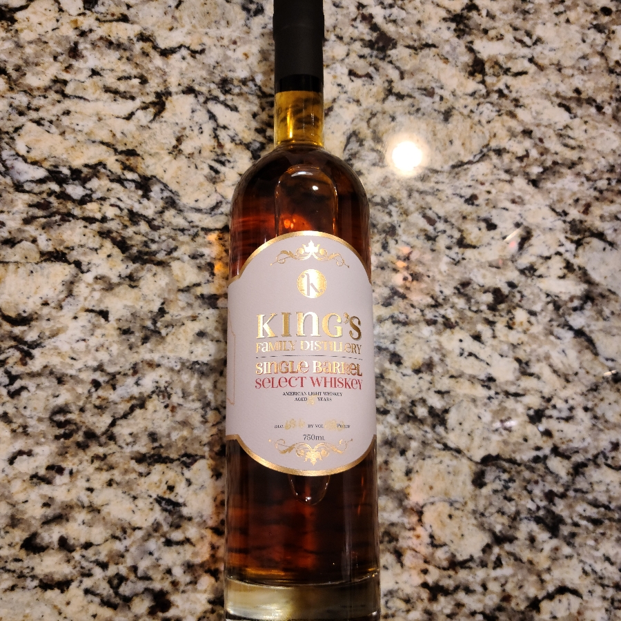 King's Family Distillery Single Barrel Select Light Whiskey