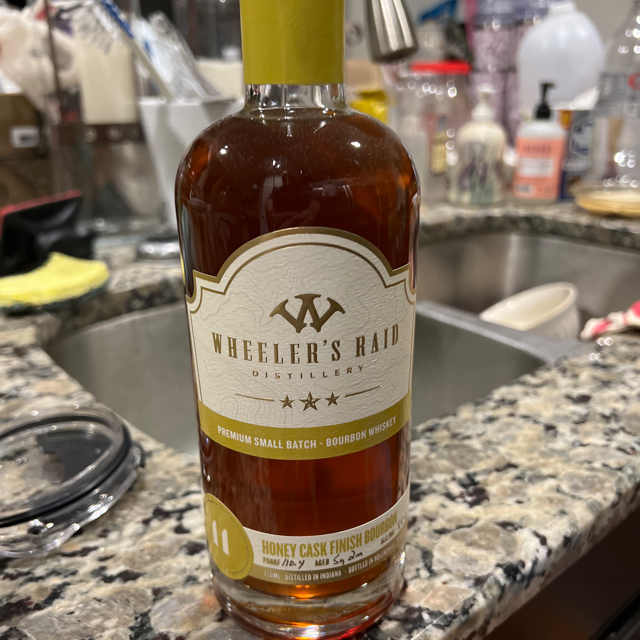 Wheeler's raid honey cask finish bourbon