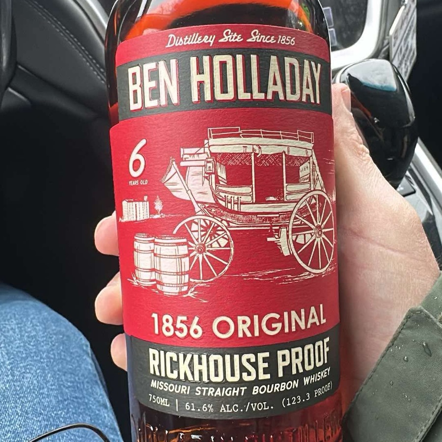 Ben Holladay 1865 Original Rickhouse Proof Missouri Straight Bourbon Whiskey