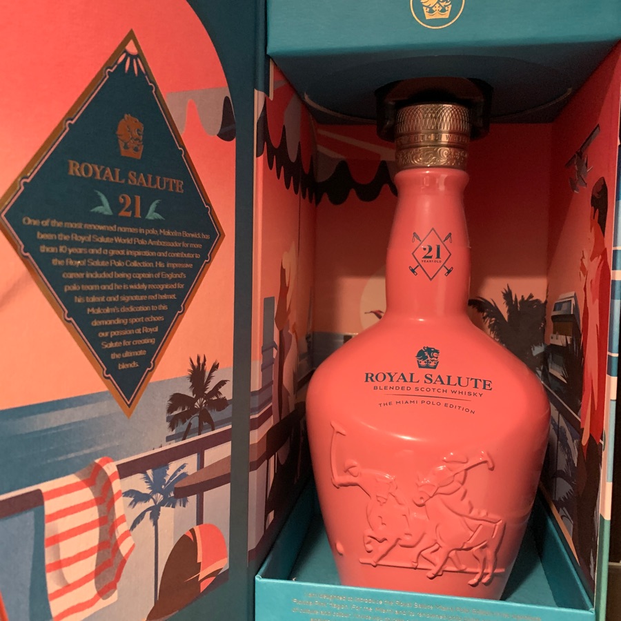 Royal Salute 21 years Miami Polo Edition
