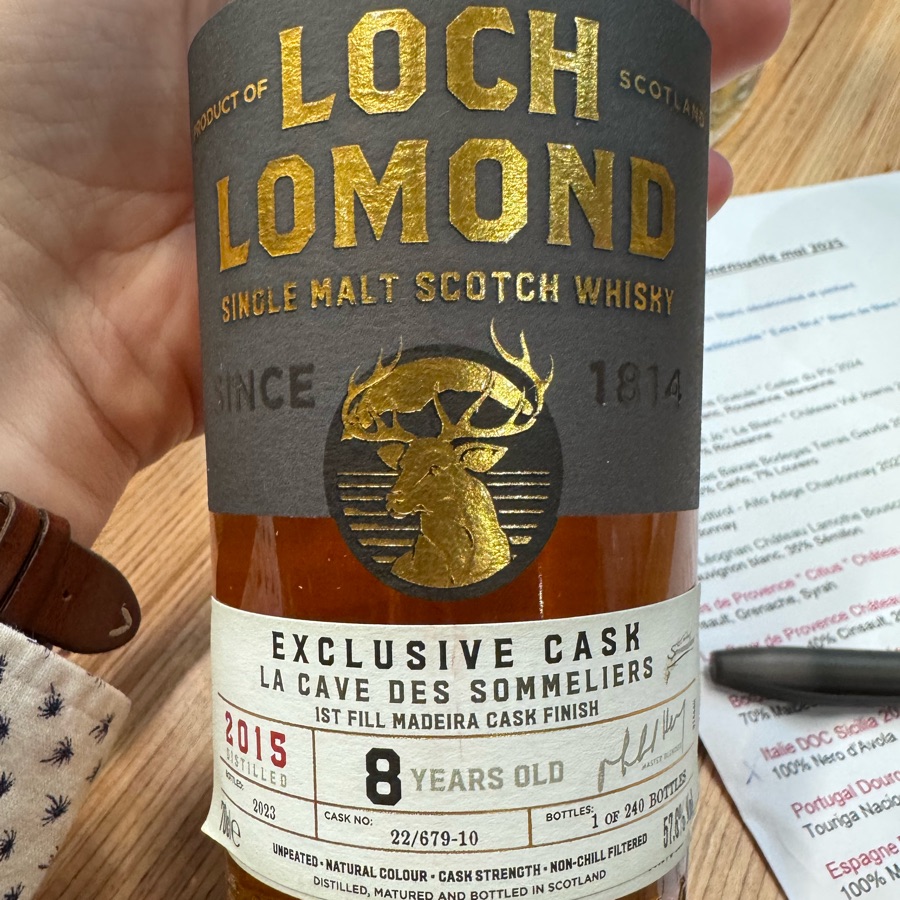 Loch Lomond 8 years old - Exclusive Cask: La Cave de Sommeliers