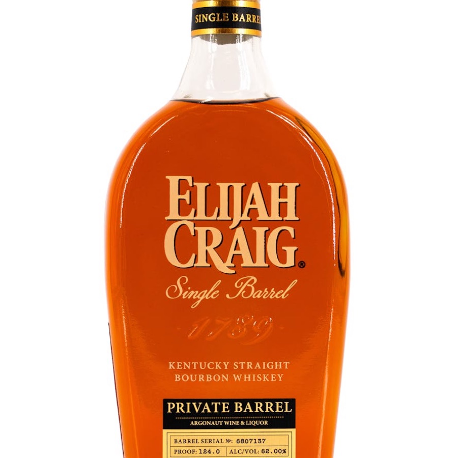 Elijah Craig Single Barrel Private Barrel 10 Year (Arognaut's Private Barrel)