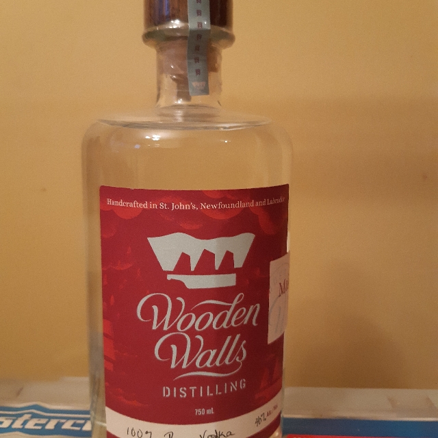 Wooden walls maiden voyage 100% rye vodka