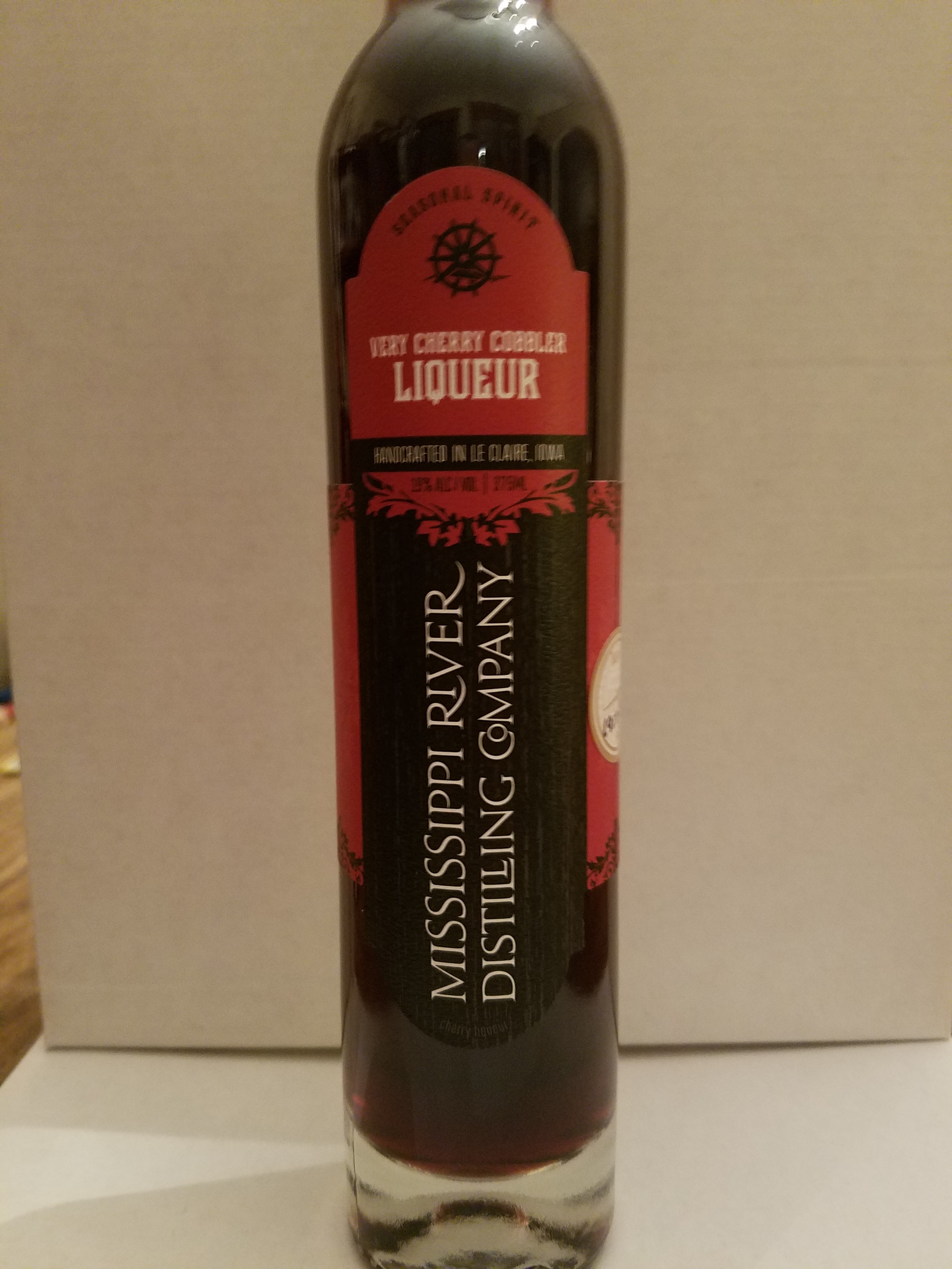 Mississippi River Distilling Company Very Cherry Cobbler Liqueur