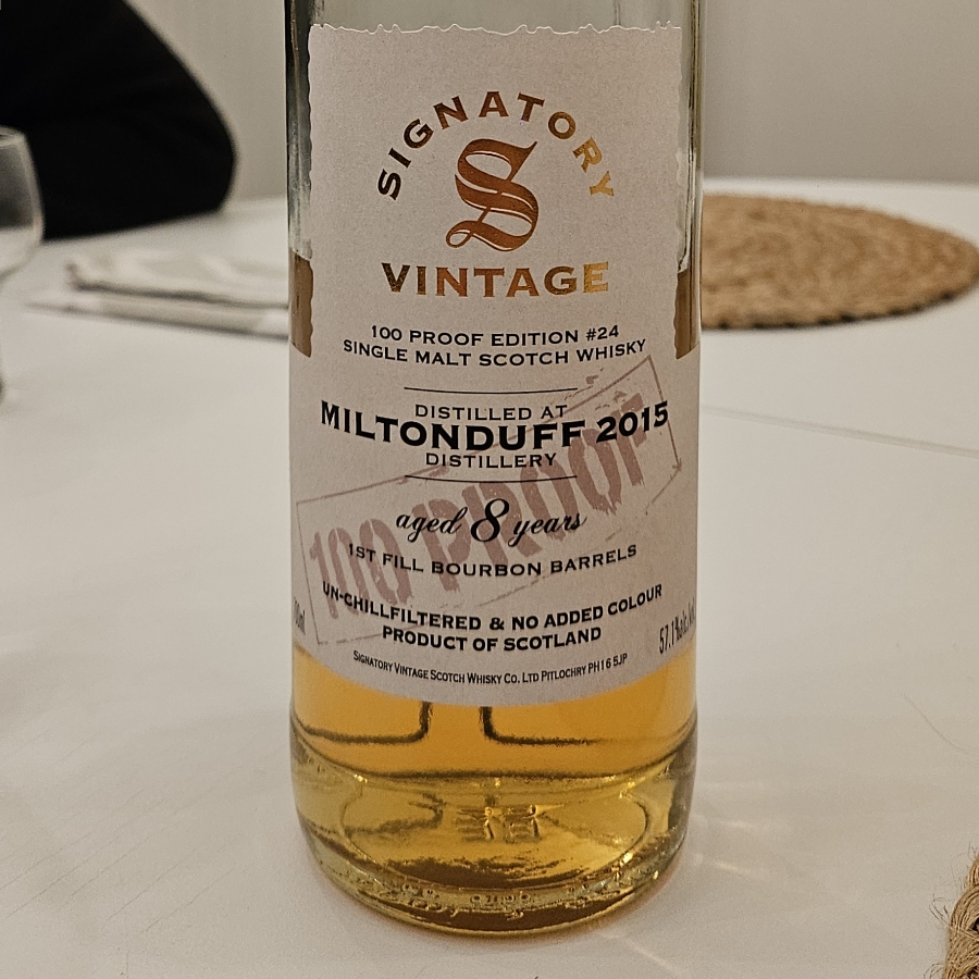 Signatory Vintage Miltonduff 8 years