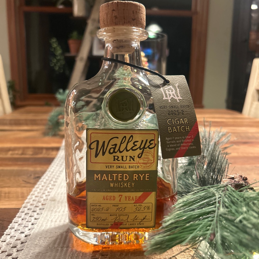 WALLEYE RUN WHISKEY VERY SMALL BATCH 2025-2: CIGAR BATCH