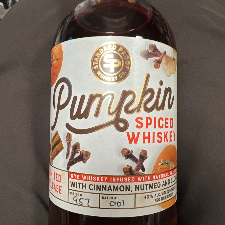 Standard Proof Pumpkin Spiced Whiskey