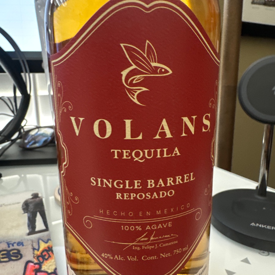 Volans Reposado Single Barrel Russian River Pinot Finished