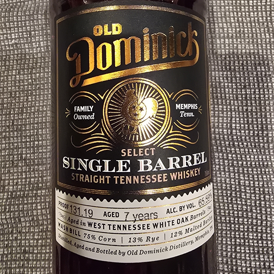 Old Dominic single barrel barrel strength Brewzle pick