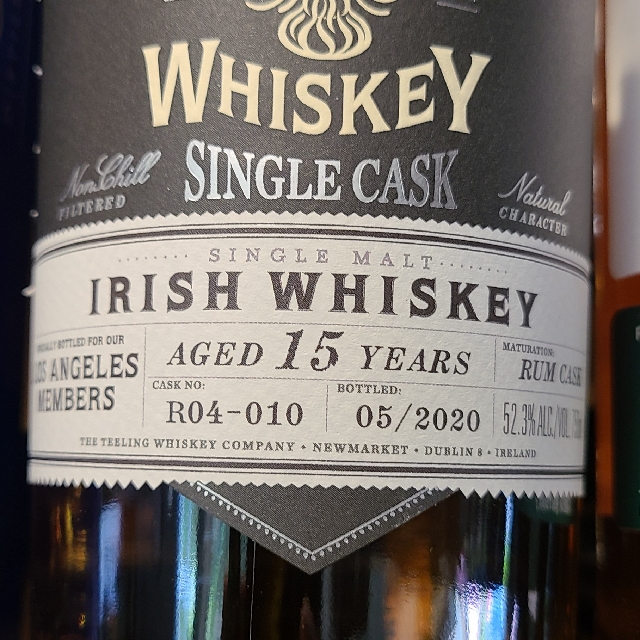 Teeling Single Cask 15 year Rum Cask