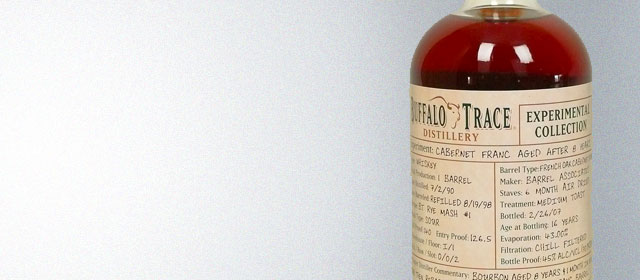 Buffalo Trace Experimental Collection Cabernet Franc Aged After 8 Years