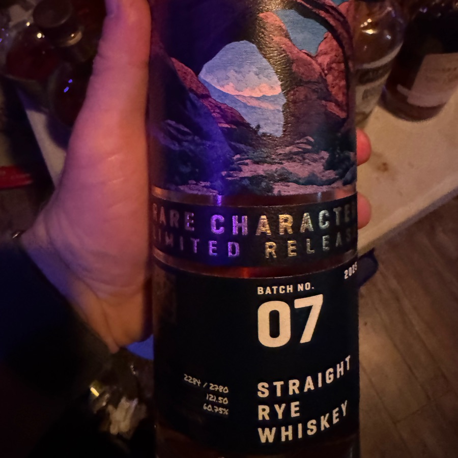 Rare Character Limited Release Rye (Batch 7)